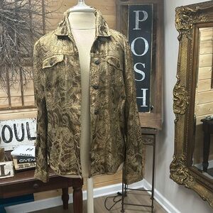 Bronze  gold lightweight jacket